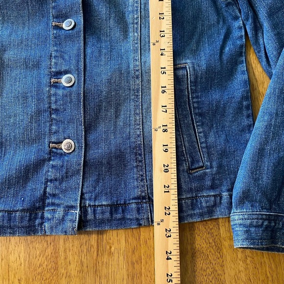 Duck Head Jeans Co. Denim Jean Jacket with Embroidered Fireworks Women's LP - Picture 14 of 14